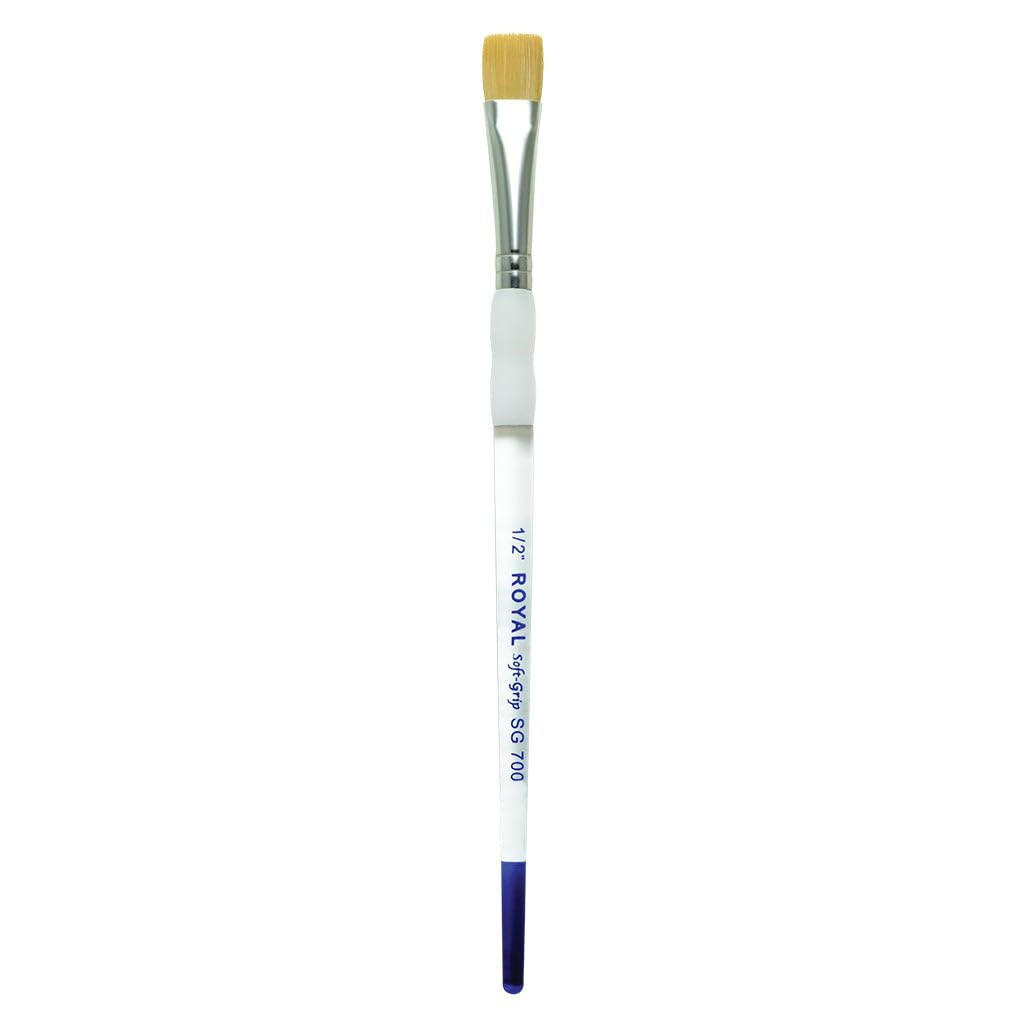 Royal & Langnickel Gold Royal Soft-Grip Series Sg700 Taklon Glaze Wash (Size 1/2")