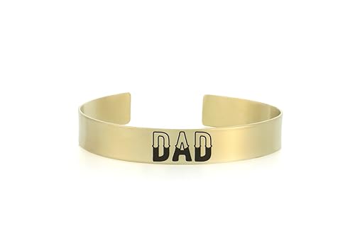 Bracelet ouvert en or 14k gravé : un jonc rigide haut de gamme et intemporel pour elle et lui