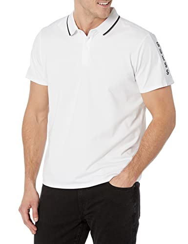 Polo Guess Paul Pique Tape en coton haut de gamme aux détails soignés