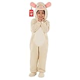 Morph Disfraz Oveja Niño y Niña, Disfraces Ovejita Bebe, Disfraz Animal para Navidad, Carnaval y Halloween, 7-9 años