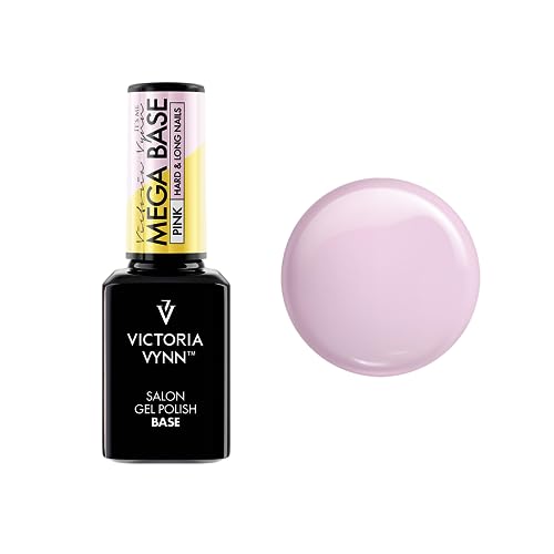 Victoria Vynn Mega Base Esmalte en Gel Híbrido UV LED para Uñas Fuertes y Largas 15ml Rosa