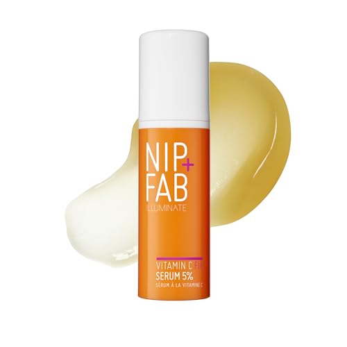 Nip + Fab Vitamin C Fix Serum for Face with Carrot Oil and Acai Berry Extract, Antioxidant for Skin Brightening and Toning, 50 m