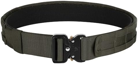 KRYDEX Quick Release Rigger MOLLE Belt 1.75 Inch Inner & Outer Tactical Heavy Duty Belt