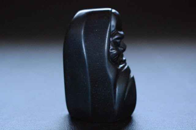 Amazon | 古い郷土玩具 達磨 那智黒 約86mm 検索用語→A10内昭和レトロ