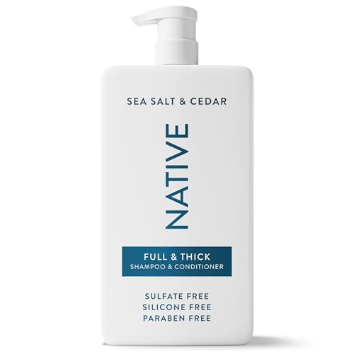 Native Full & Thick 2-in-1 Shampoo & Conditioner Sea Salt & Cedar 36 fl Oz.
