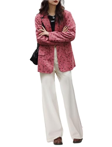 Costume blazer floral vintage femme pour mariage et soirée chic