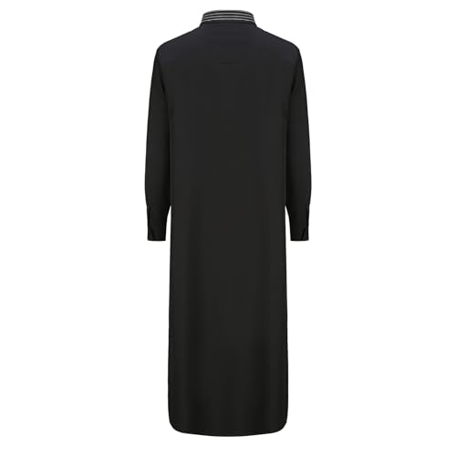 Qamis homme pour le Ramadan : robe maxi brodée style caftan dubaï