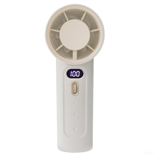 ChicBosom Ventilador portátil de mano mini turbo ventilador de aire acondicionado, modo de refrigeración de hielo con viento de 1 a 100 velocidades, ventiladores personales recargables por USB de 4000