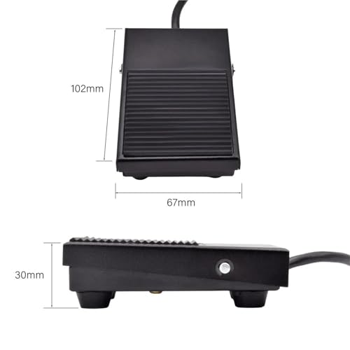Interruptor de pedal TFS-1 para controlar maquinaria con manos libres 6