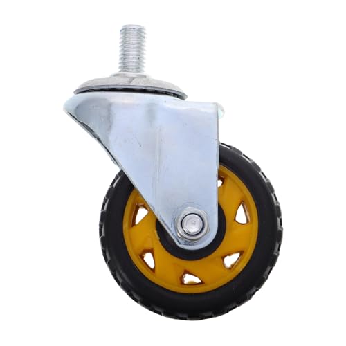 SHINEOFI Ruedas Giratorias para Gato Hidráulico Resistentes y Maniobrables Accesorio de Reemplazo para Remolques y Coches Ruedas Pequeñas de Nylon para Reparación y Automotriz