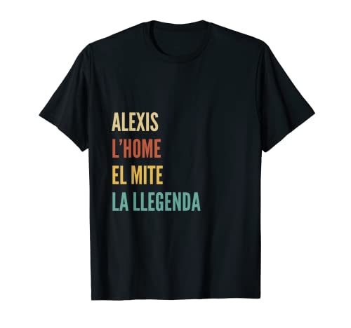 Funny Catalan First Name Design - Alexis T-Shirt
