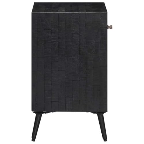 Table de chevet étroite en teck pour optimiser le rangement des petits espaces