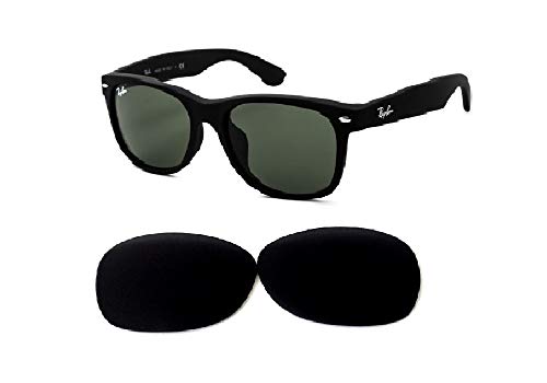 Galaxy Replacement Lenses For Ray-Ban RB2132 New Wayfarer Black 55 mm (not 52 mm) Polarized 100% UVAB