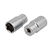 Aexit 1/2-inch Square Hand Operated Tools Drive 23mm 6 Point Hex Socket Cr-V Impact Adapter 2pcs Model:96as259qo372