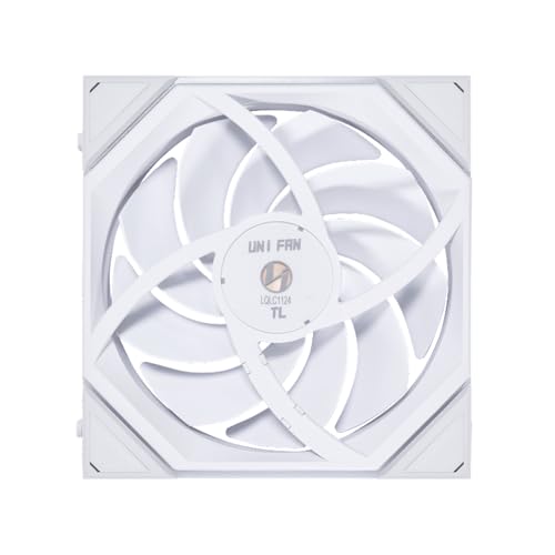 Image of Lian Li Uni Fan TL Series Single Pack Standard Blade Daisy Chaining Fluid Dynamic Bearing 140mm White
