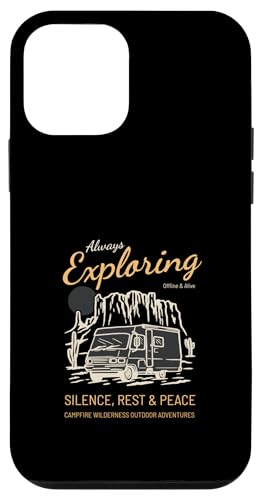 Always Exploring Silence Rest Peace (�L�����s���O�J�[�l�C�`���[�O���t�B�b�N) �X�}�z�P�[�X iPhone 12 mini �p