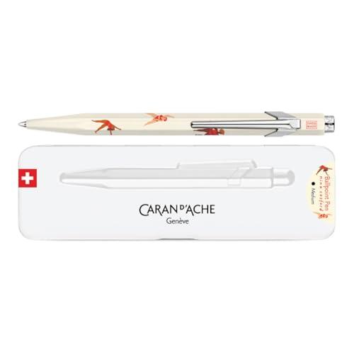 CARAN D'ACHE 849 Nina Cosford ボールペン ライトクリーム アルミニウム 六角形 スペシャルエディション スイス製