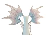 CoBtee Ears Princess Auricular Fins Ear Cuffs Clips Elf No Piercing Earrings Dress up Costume Halloween Party Cosplay Women (purple blue)