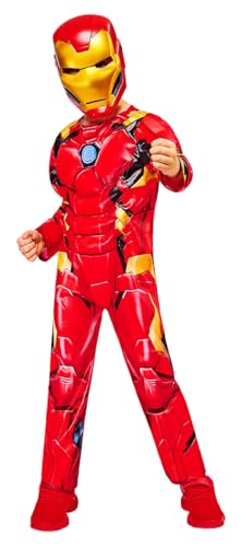 Rubies DISFRAZ IRON MAN BLACK LINE INFANTIL LICENCIA OFICIAL NIÑO TALLA XS