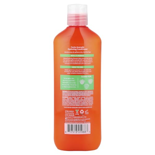 Cantu Avocado Hydrating Cream Conditioner, Sulfate-free, 13.5 Ounce image 4