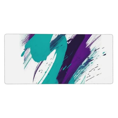 Tapis de souris imperméable avec bord cousu et base antidérapante XXL