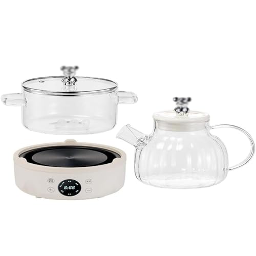 Théière en verre borosilicate pour cuisine et petits-déjeuners - 2