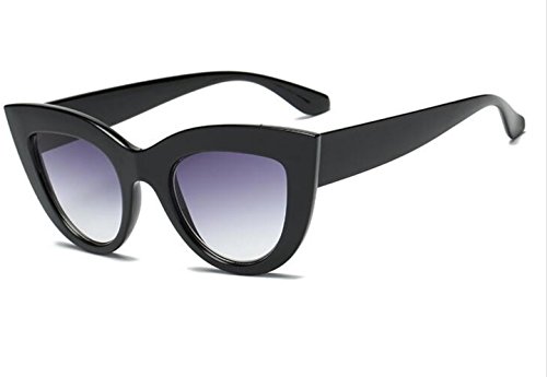 FNNNG mujer, s moda ojo de gato gafas de sol damas teñidas lentes de diseñador de moda vintage polarizadas 400 protección uv