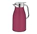 Produktbild alfi SKYLINE 1,0l, deep rose, Edelstahl-Isolierkanne mit hygienischem Hartglaseinsatz, Drehverschluss mit bequemer Drucktaste, ergonomischer Griff, ideal als Kaffeekanne, Teekanne, BPA-frei