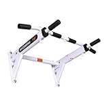 JDKC- Klimmzugstange Klimmzugstange, Klimmzugstange An Der Wand, Boxsack für Das Heimgymnastik und TRX-Trainingshaken, Trainingshalterung für Die Oberkörper-Trainingsstange Power Rack (Color : White)