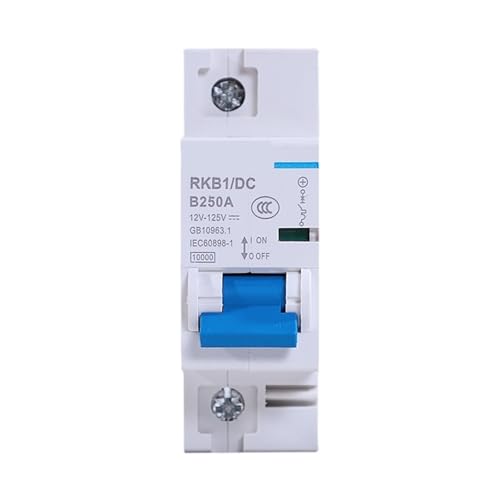 Disjoncteur DC 1P 80A haute tension 125V pour stopper les arcs électriques sur batterie