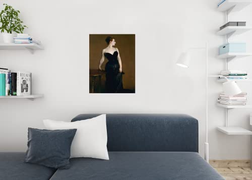 John Singer Sargent Portrait Of Madame X Realism Sargent Painting Artwork Woman Portrait Wall Decor Oil Painting French Poster Prints Fine Artist Decorative Art Cool Wall Decor Art Print Poster 24X36 #TOP5