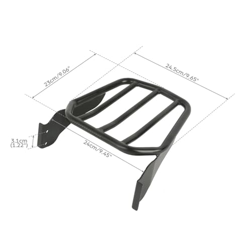 Top case rack pour Cross Bones FLSTSB et support bagage Fat Boy FLSTF - 2