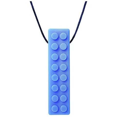 ARK's Brick Stick XXT Textured Chew Necklace Made in The USA (Very Firm, Blue) Cover