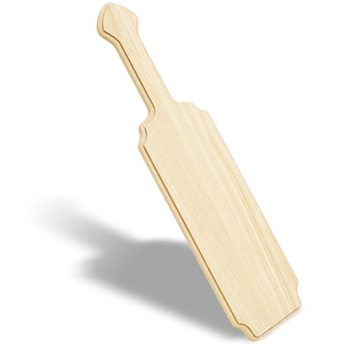 Yorwex 15 Inch Unfinished Wooden Paddle Solid Pine Wood Greek Fraternity & Sorority Paddle Smooth Blank Paddle Ideal for DIY Crafts Painting Arts Home Decoration and Personalized Gifts