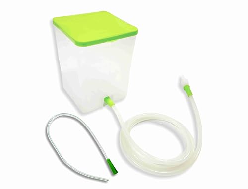 Image of SSK PVC Enema Kit 1500 ML for Home Use With Instruction | Reusable & Washable Adult Enema Set (1 Kit & 9 Individual Tubes)