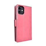 シズカウィル iPhone12 mini 手帳型 ケース カバー グレイスケース ピンク色 カメリアピンク 1個入り
