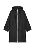  Marc O\'Polo Coat, long, padded, fixed hood, zip black - 36