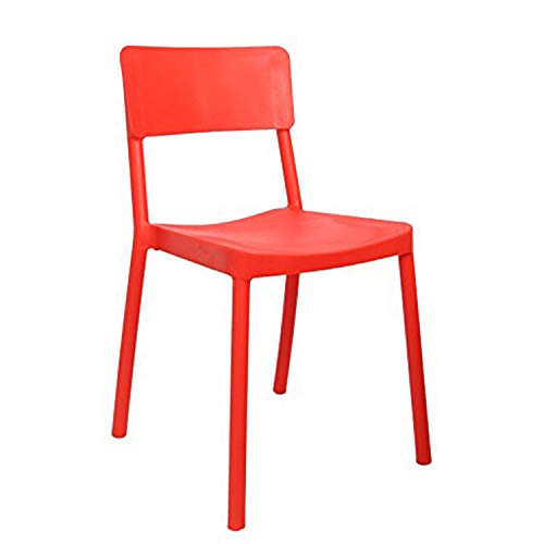 Image of Cello Eskimo Chair Set Pack of 2 - Red | Strong and Durable | Easy to Clean | Chair for Living Room, Bed Room, Kitchen, Office Room, Outdoor | 3 Years Warranty