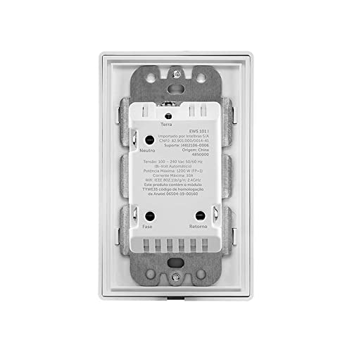 Interruptor Inteligente Izy Smart WiFi EWS 101 I Branco Intelbras