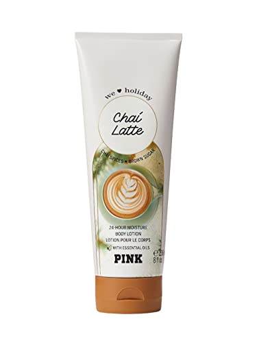 Victoria's Secret Pink Chai Latte Fragrance Body Lotion 8 Fl Oz (Chai Latte), Pack of 1, 1.0 Count