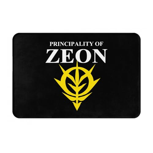 玄関マット ネオ ジオンガンダム (1) 可愛い 屋外 室内 滑り止め 泥落とし 洗える ふわふわ おしゃれ 吸水 耐摩耗 防臭 人気 プレゼント 40×60cm 168YHU