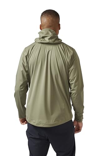 Image of Rab Men's Kinetic 2.0 Hooded Waterproof Lightweight Jacket for Hiking and Trekking