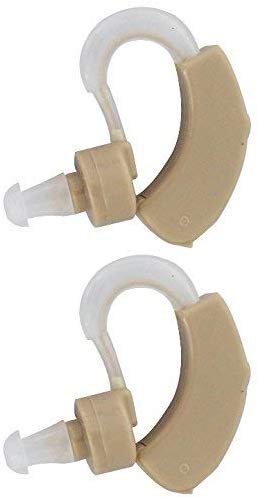 Best Hearing Amplifiers - Set of 2 - BTE Personal Sound Amplifier - Small Digital Device - for Adults Men & Women