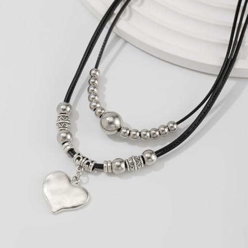 Sora Tuki Cowgirl Necklace Western Necklaces for Women Cowboy Necklace Country Necklace Cowgirl Jewelry for Women Western Choker Necklaces Boho Necklace for Women Turquoise Bead Leather Necklace2