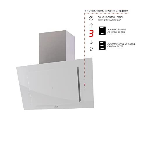 Cata-Campana-Decorativa-de-Pared-Modelo-THALASSA-700XGWHF-Ancho-de-70-cm-6-Niveles-de-Potencia-Clase-de-eficiencia-Energetica-A-Acabado-en-Cristal-Blanco