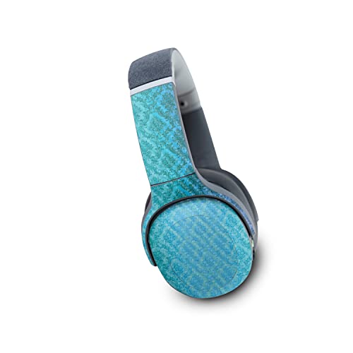 Image of MightySkins Carbon Fiber Skin Compatible with Skullcandy Crusher Evo Wireless - Blue Vintage | Protective, Durable Textured Carbon Fiber Finish | Easy to Apply | Made in The USA
