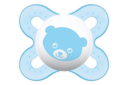 KIT Porta Chupeta MAM POD Neutro + 02 Chupetas MAM 0 a 2 menino