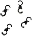 Jagwire Rotating S-Hook, Box/4