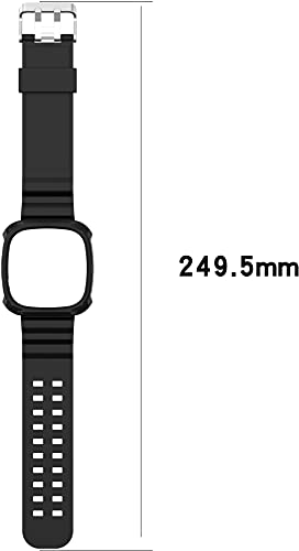 Gransho compatível com Fitbit Versa 3 / Fitbit Sense Pulseira de Relógio, Pulseiras de Reposição de