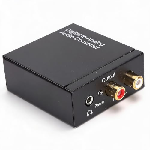 3.5mm HDMI Audio Extractor Converter Adaptador de Audio Optical Toslink Digital Optical Coaxial to Analog L/R Converter para Home Professional Audio Switching(Convertidor)